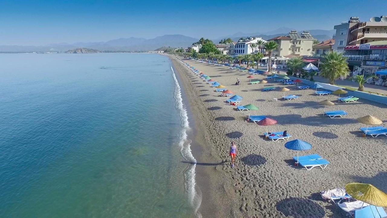 Saros Apartments Calis Beach フェティエ エクステリア 写真
