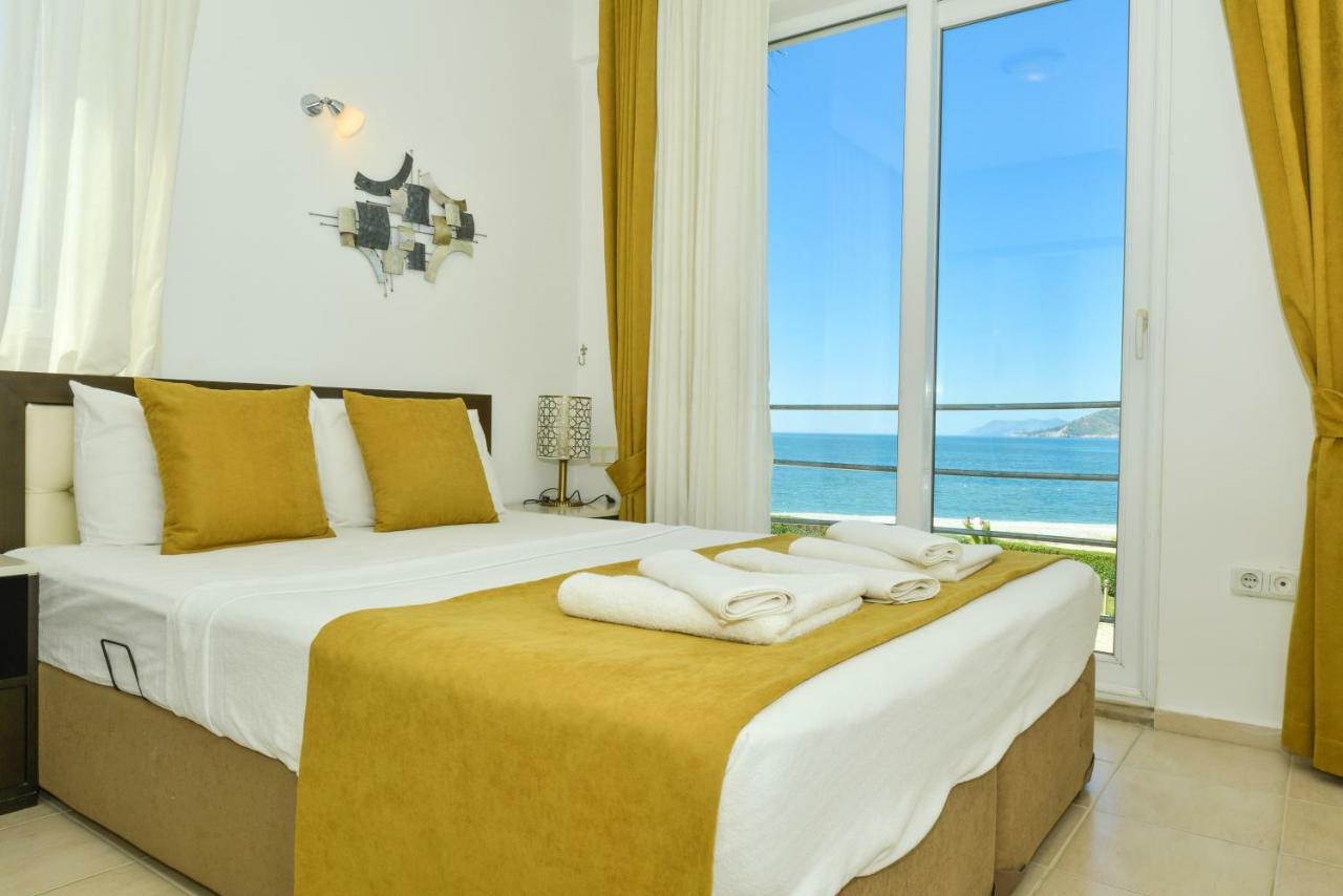Saros Apartments Calis Beach フェティエ エクステリア 写真