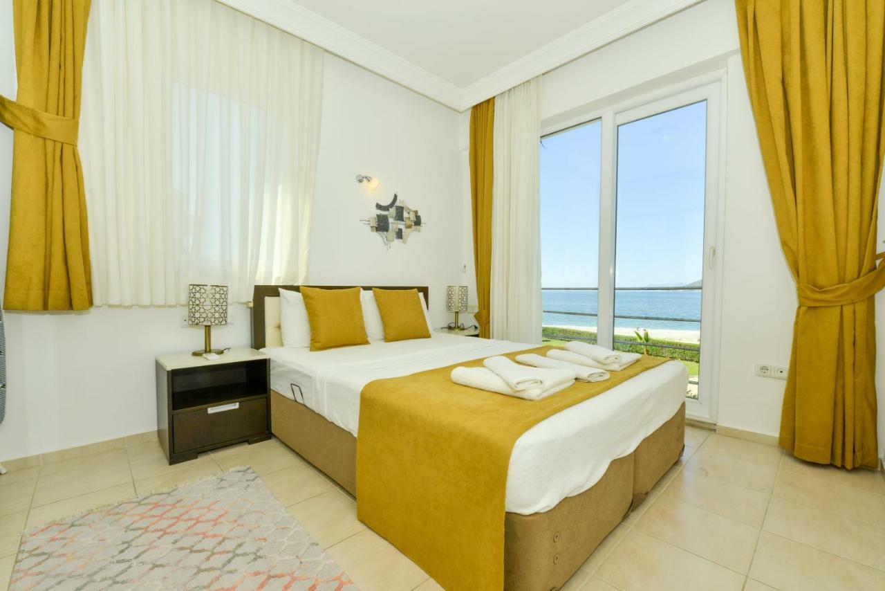 Saros Apartments Calis Beach フェティエ エクステリア 写真